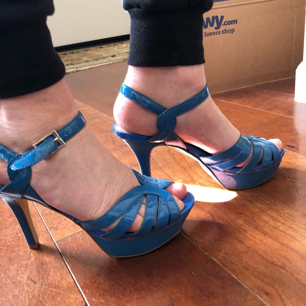 Patent Leather Platform Sandals - Picture 7 of 7